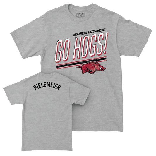 Arkansas Women's Cross Country Sport Grey Hogs Tee   - Olivia Pielemeier