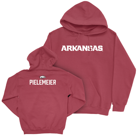 Arkansas Women's Cross Country Cardinal Wordmark Hoodie   - Olivia Pielemeier