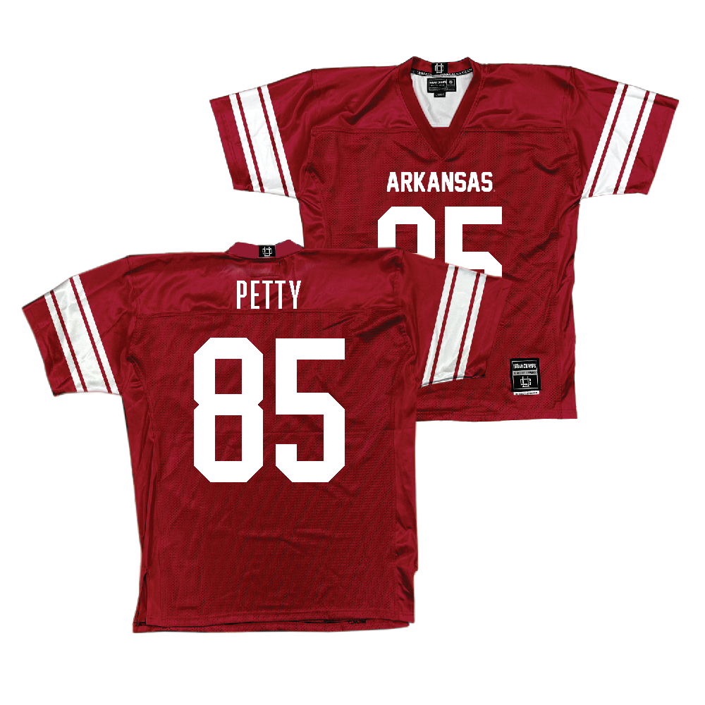 Arkansas Football Cardinal Jersey   - Jace Petty