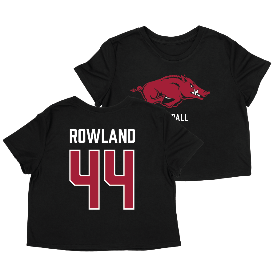 Arkansas Baseball Crop Top - Parker Rowland | #44