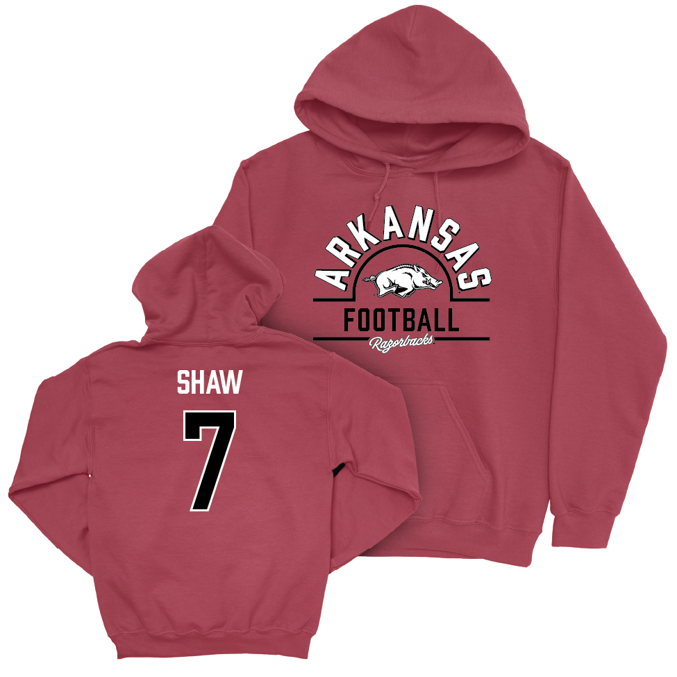 Arkansas Football Cardinal Arch Hoodie   - Bradley Shaw