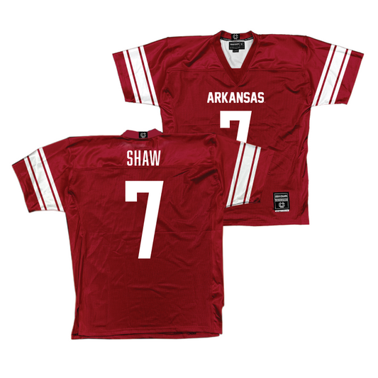 Arkansas Football Cardinal Jersey   - Bradley Shaw