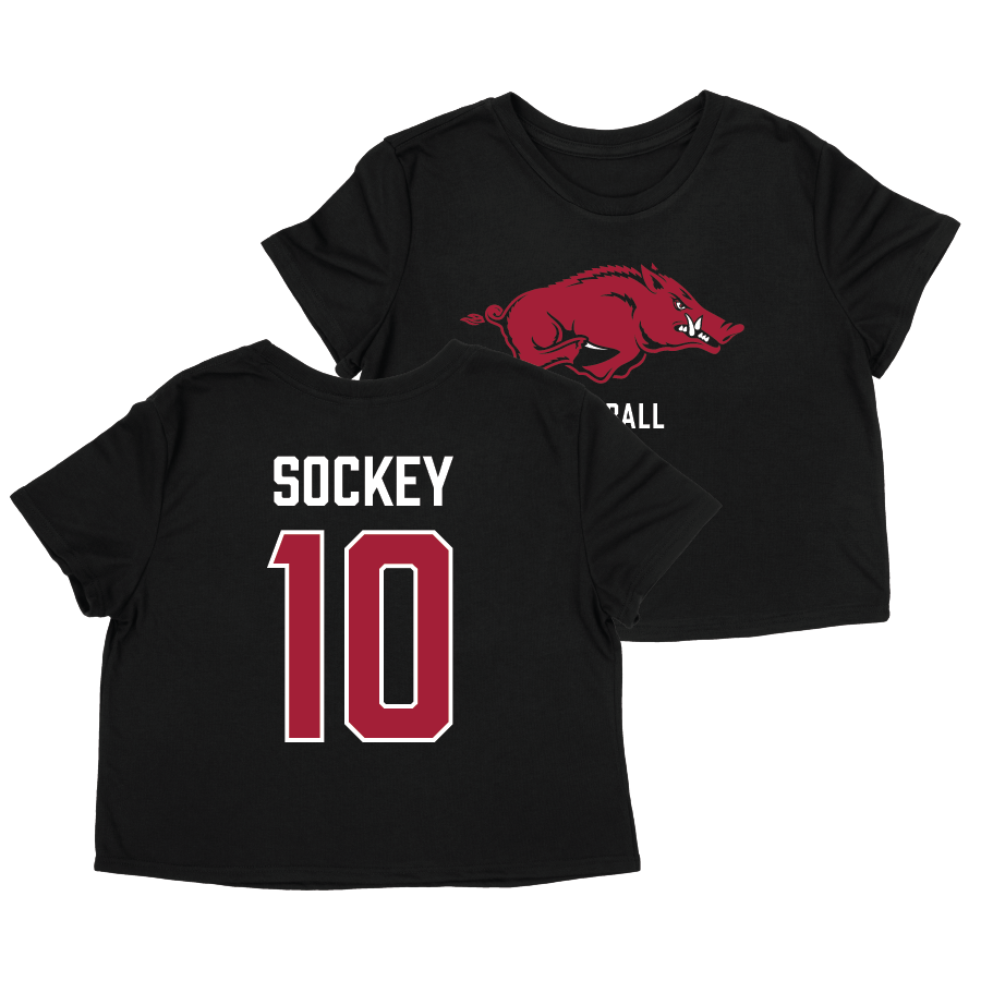 Arkansas Softball Crop Top - Ally Sockey | #10