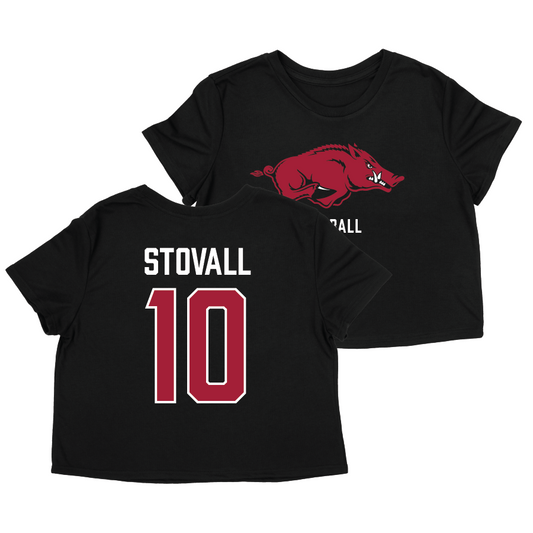 Arkansas Baseball Crop Top - Peyton Stovall | #10