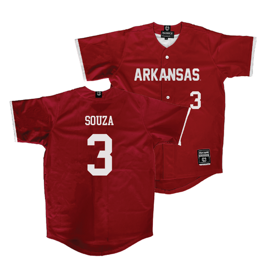 Arkansas Baseball Cardinal Jersey - Nolan Souza | #3