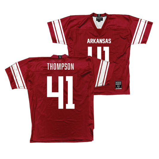 Arkansas Football Cardinal Jersey - Kyle Thompson