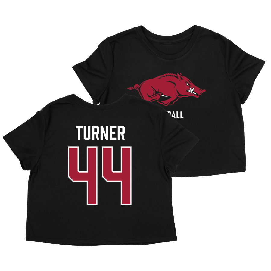 Arkansas Softball Crop Top - Callie Turner | #44