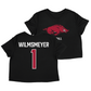 Arkansas Baseball Crop Top - Ty Wilmsmeyer | #1