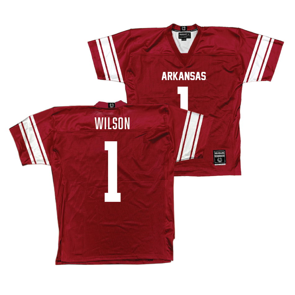 Arkansas Football Cardinal Jersey - Jaedon Wilson