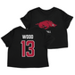 Arkansas Softball Crop Top - Kasey Wood | #13