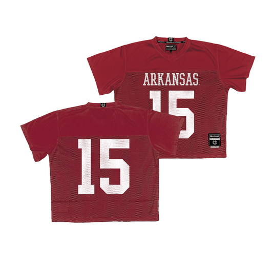 Arkansas Throwback Football Jersey   - Kam Shanks