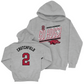 Arkansas Football Sport Grey Hogs Hoodie   - Courtney Crutchfield