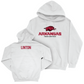 Arkansas Women's Track & Field White Classic Hoodie   - Ariane Linton