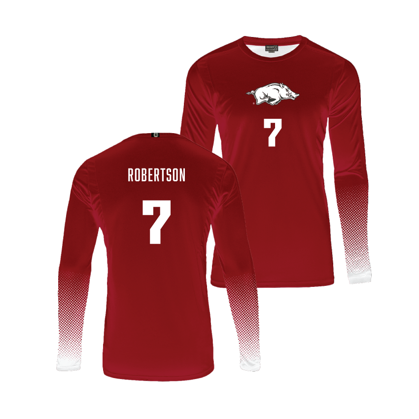 Arkansas Women's Volleyball Cardinal Jersey  - Kayla Robertson