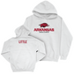 Arkansas Women's Cross Country White Classic Hoodie   - Ruby Little