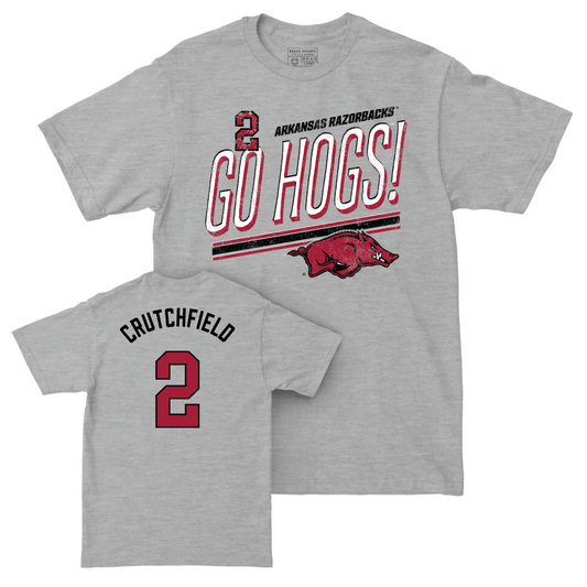 Arkansas Football Sport Grey Hogs Tee   - Courtney Crutchfield