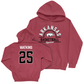 Arkansas Men's Basketball Cardinal Arch Hoodie  - Kareem Watkins