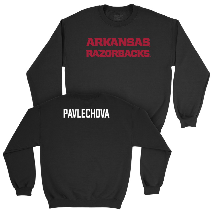 Arkansas Women's Tennis Black Player Crew   - Katarina Pavlechova