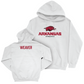 Arkansas Women's Gymnastics White Classic Hoodie   - Cami Weaver